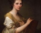 安杰利卡 考夫曼 : Self-portrait